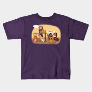 Hanukah with Rebecca and the American Gals Kids T-Shirt